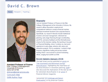 Tablet Screenshot of davidclaytonbrown.com